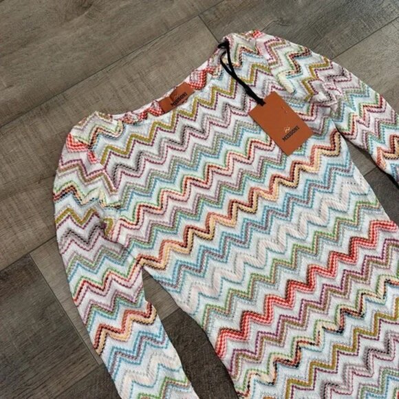 Missoni zig zag chevron long sleeve mini dress NWT - Picture 3 of 5